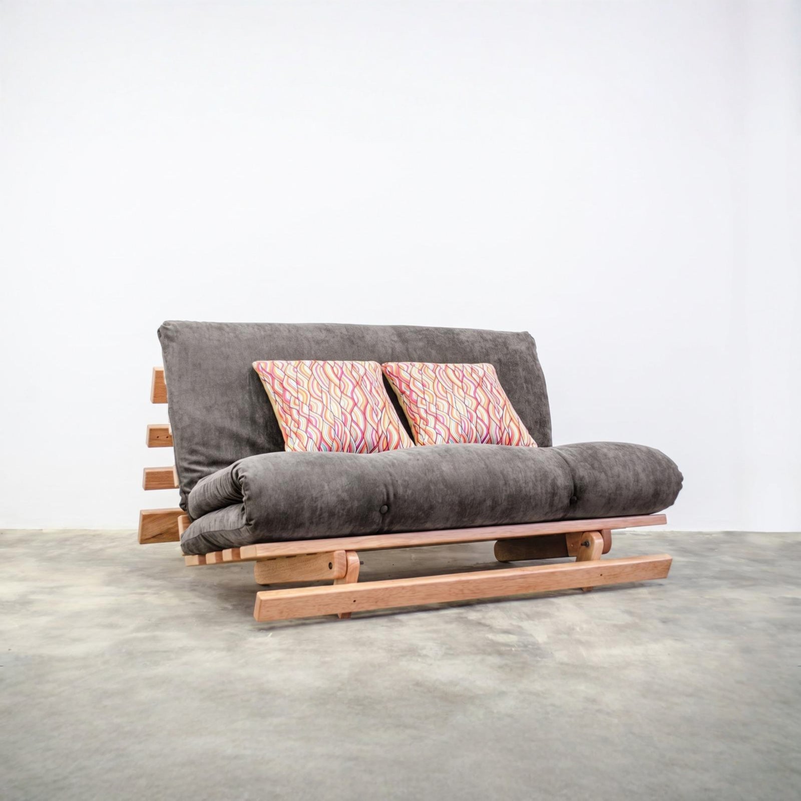 SOFÁ CAMA FUTON · Gris · 4