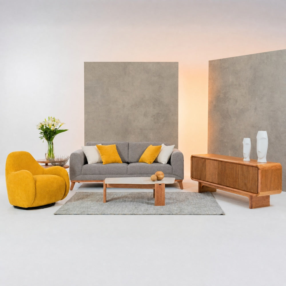 SOFA TRIPLE ANTISANA · Gris · 2