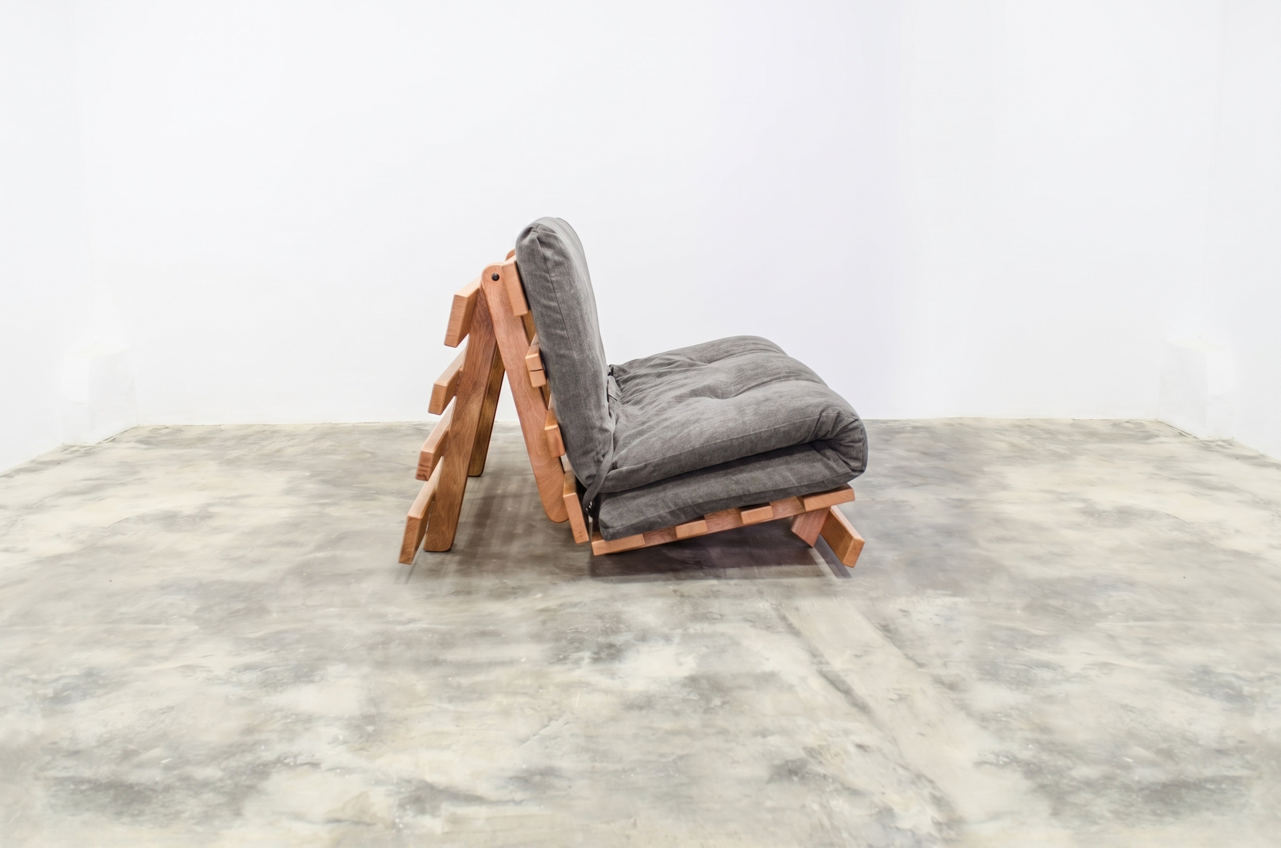 SOFÁ CAMA FUTON · Gris · 1