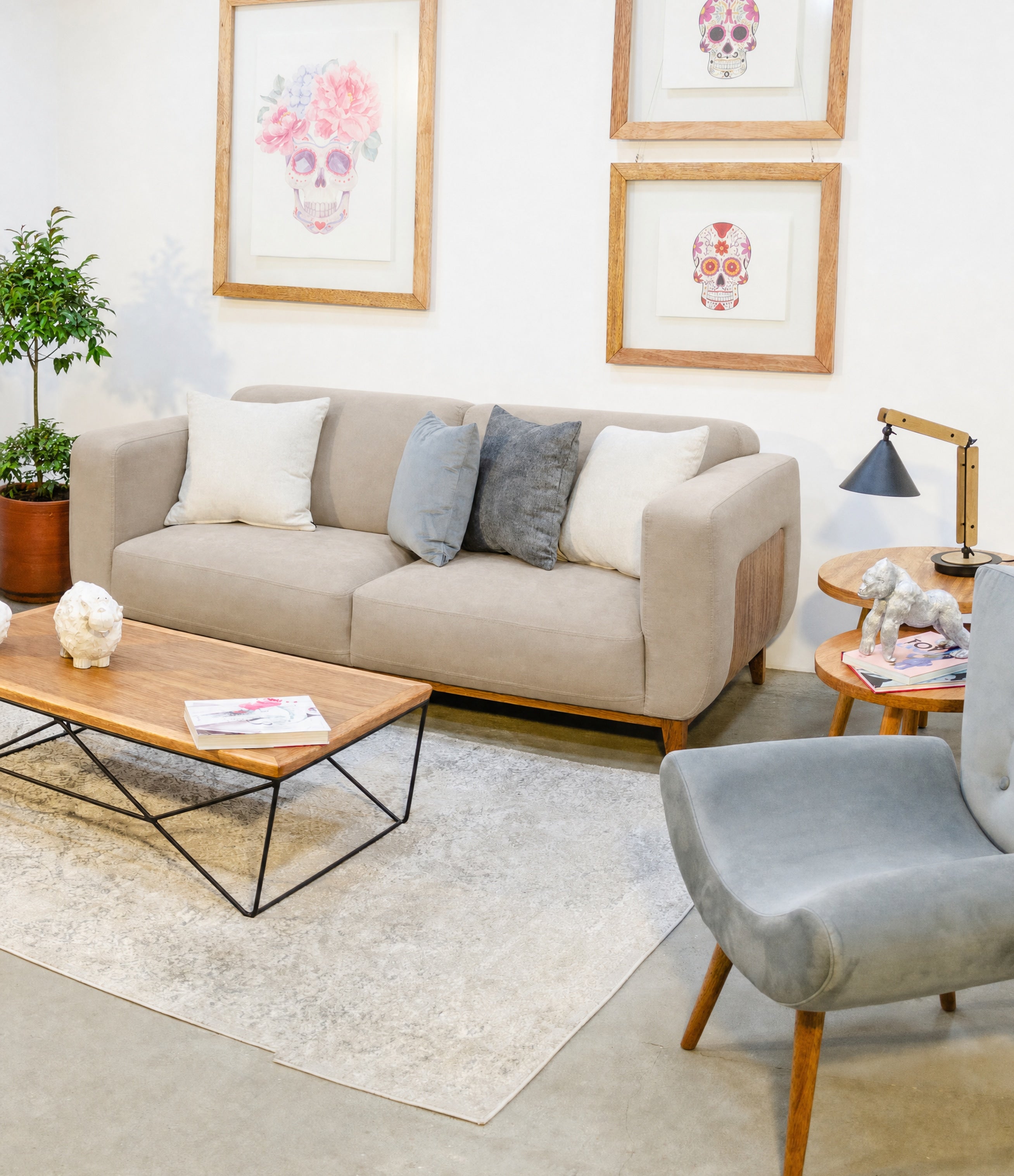 SOFÁ TRIPLE ANZU · Taupe · 4