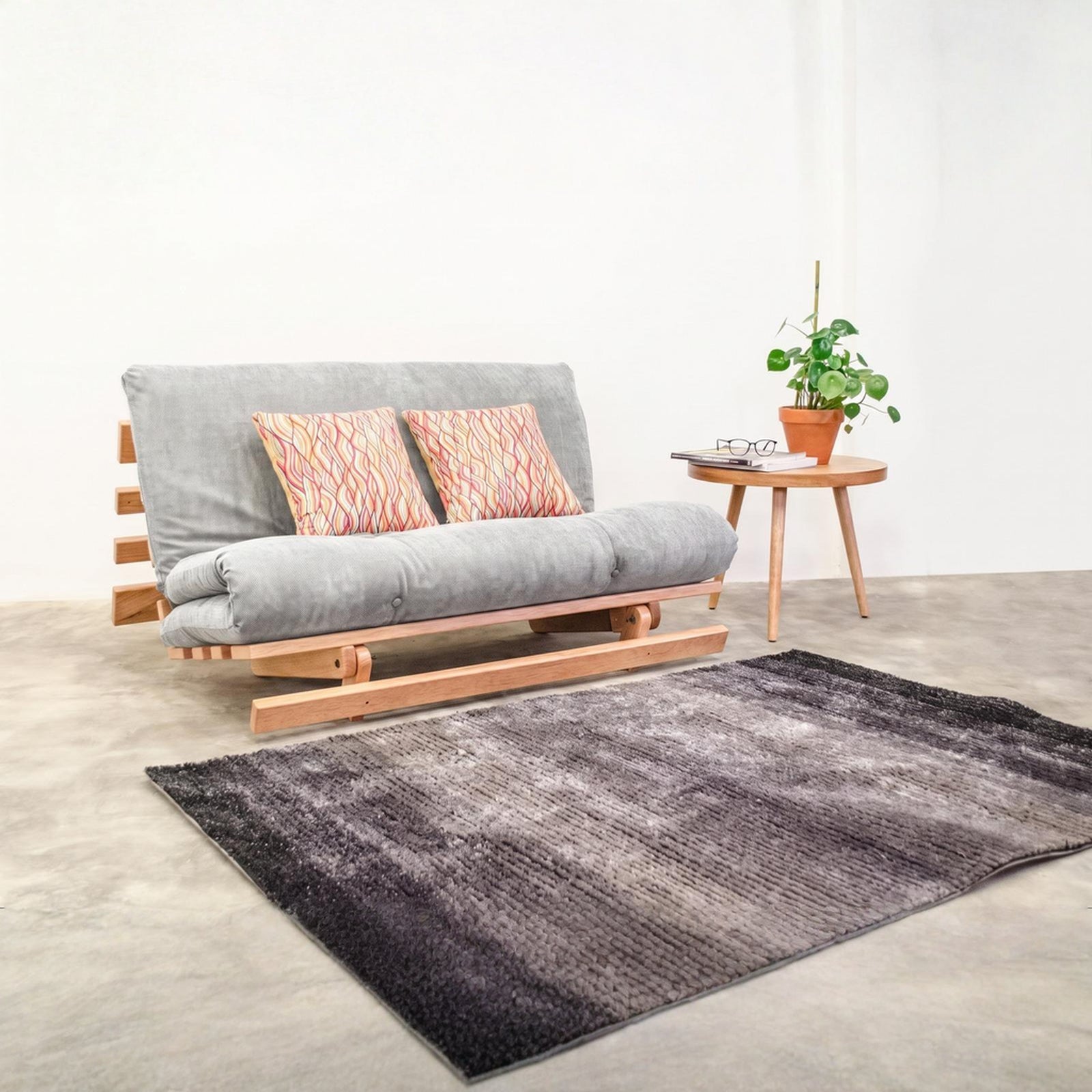 SOFÁ CAMA FUTON · Plata · 1