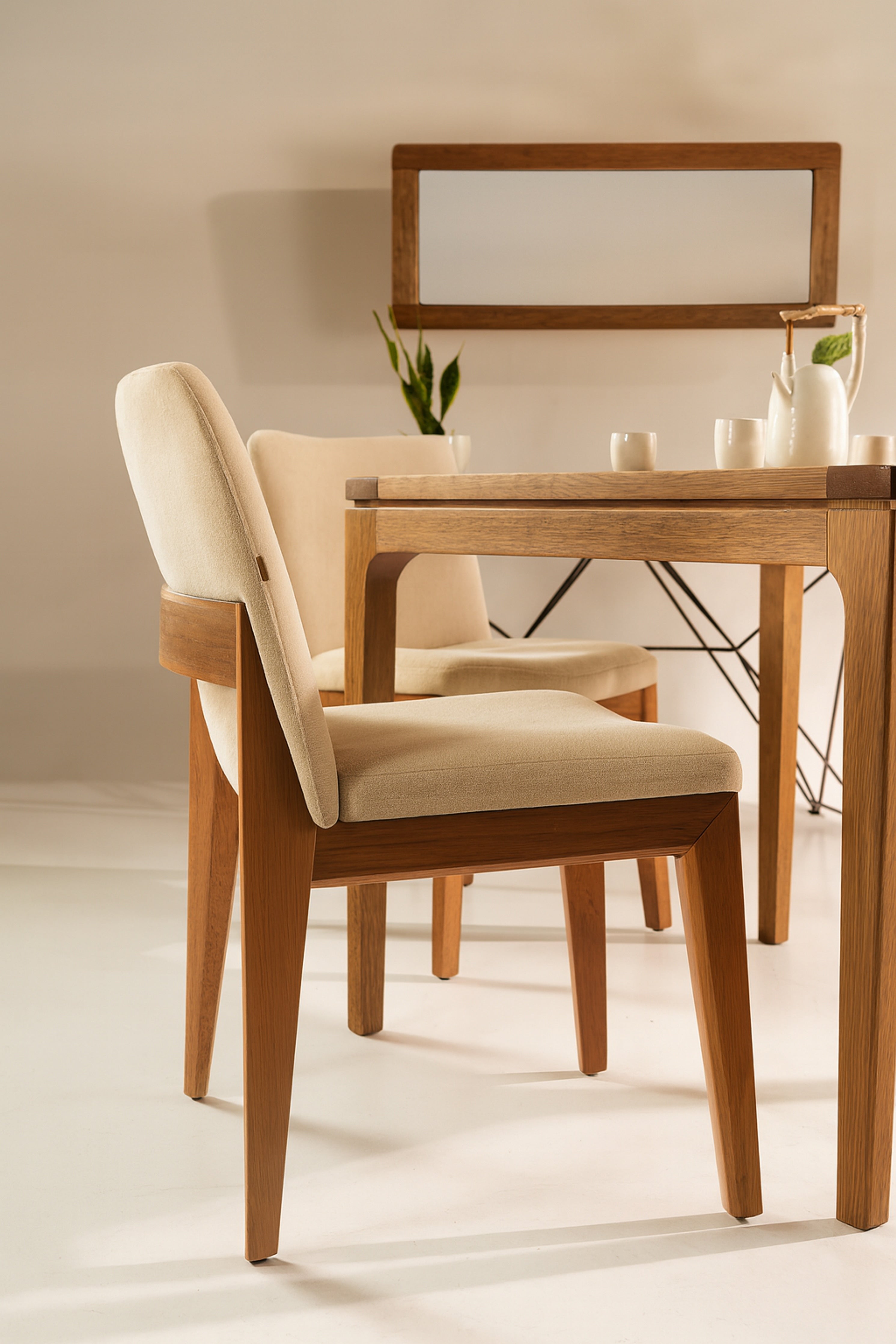 COMEDOR ILALO 4 PUESTOS · Crema · 2