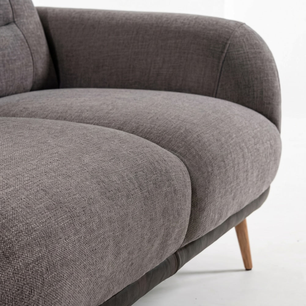 SOFA DOBLE ALMA TAPIZ /MICROCUERO · Gris · 1