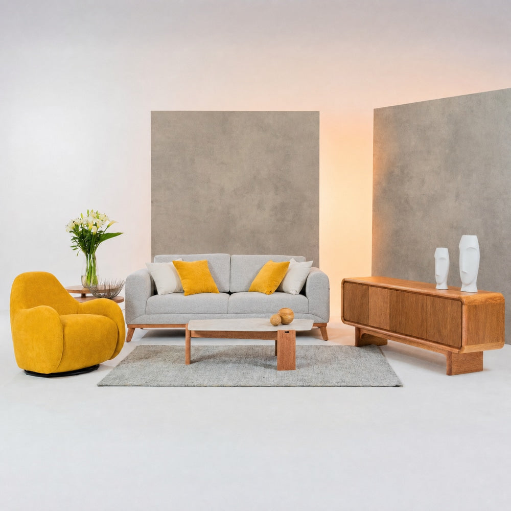 SOFA TRIPLE ANTISANA · Plata · 2