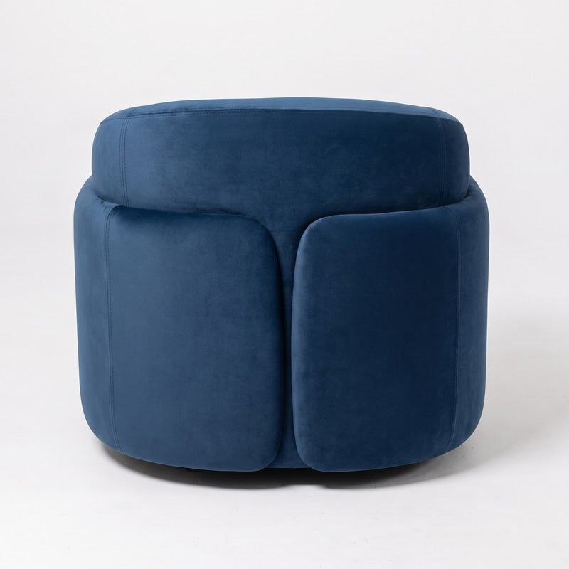 BUTACA ALMA MADERA TAPIZ /MICROCUERO · Azul · 3