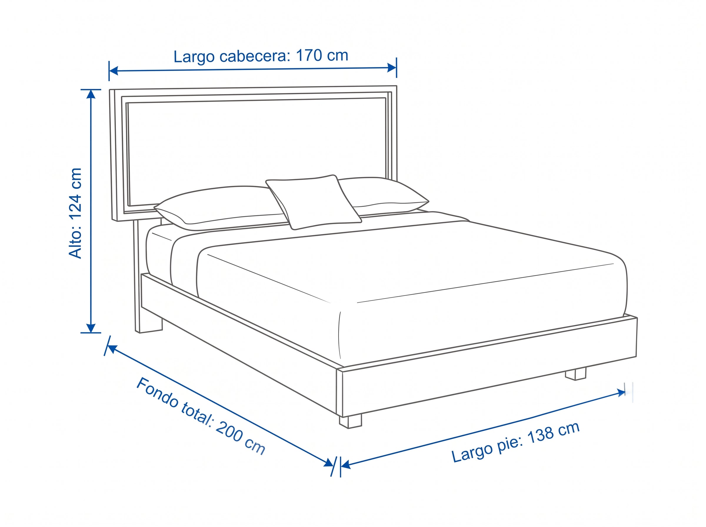 Dimensiones — CAMA PACOCHE · 3
