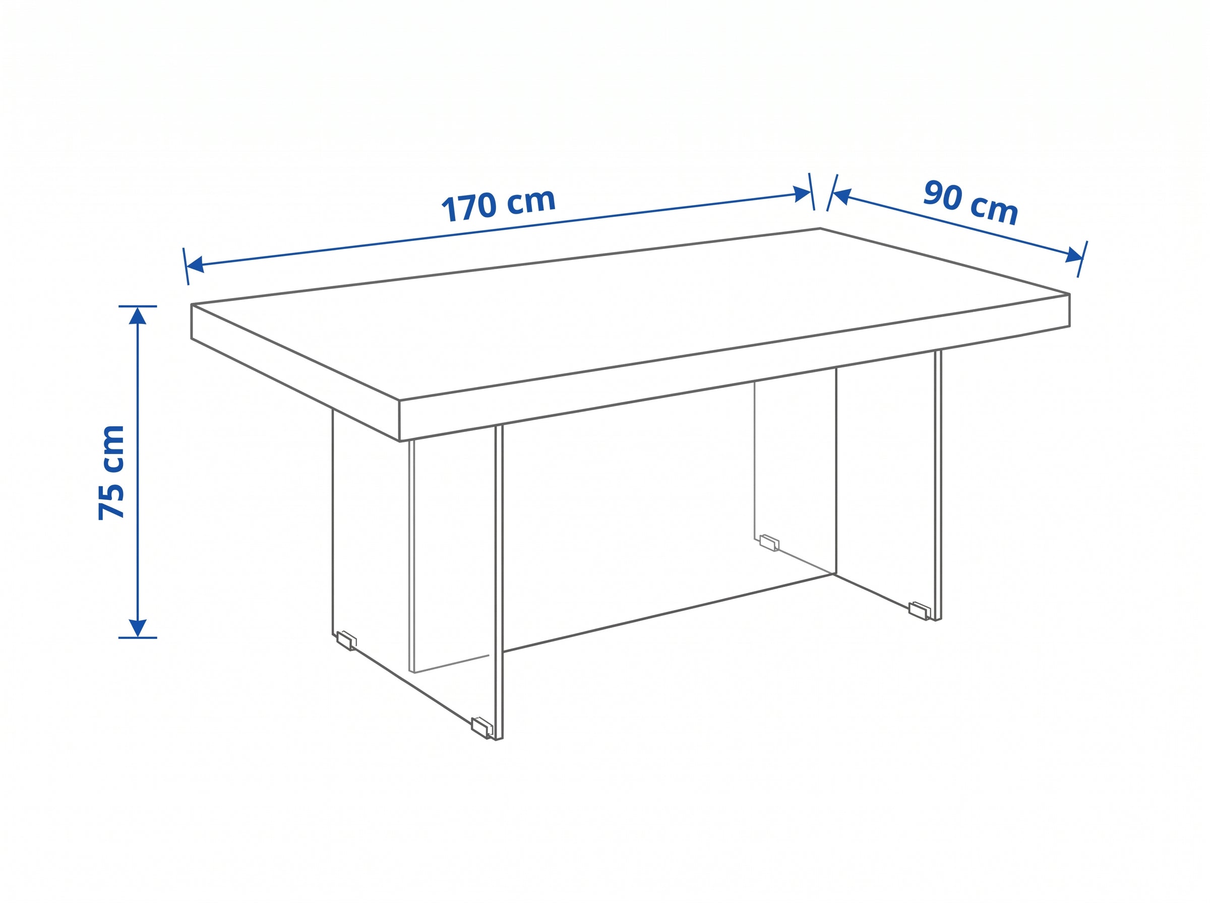 Dimensiones — MESA COMEDOR ACACIA · 2
