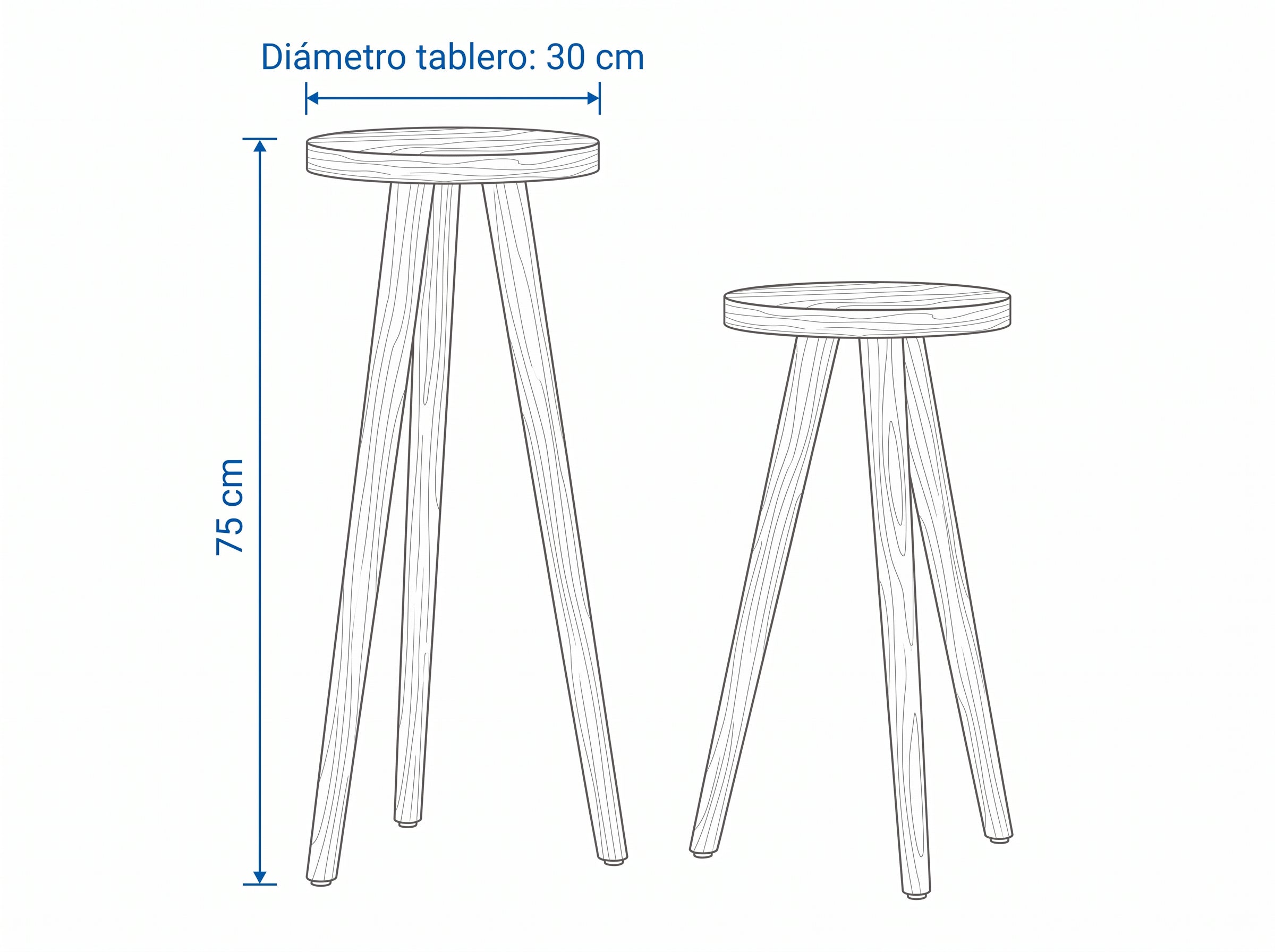 Dimensiones — PORTA MACETA GRANDE JATÚN