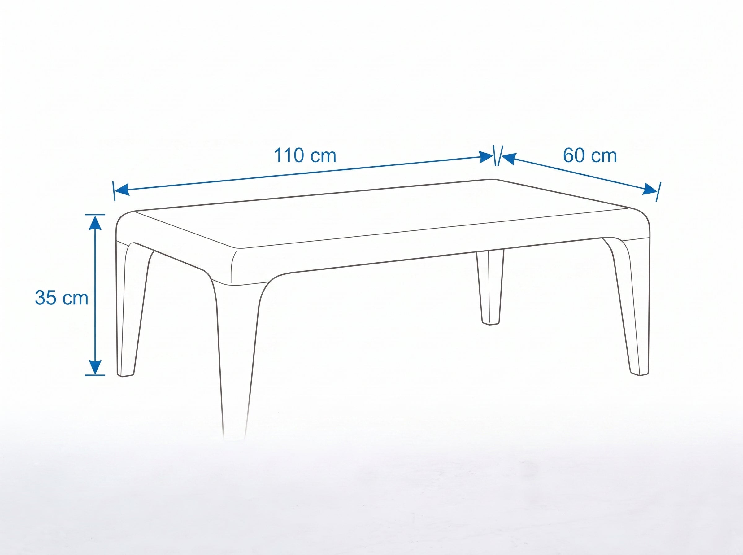 Dimensiones — MESA CENTRAL ZENIT