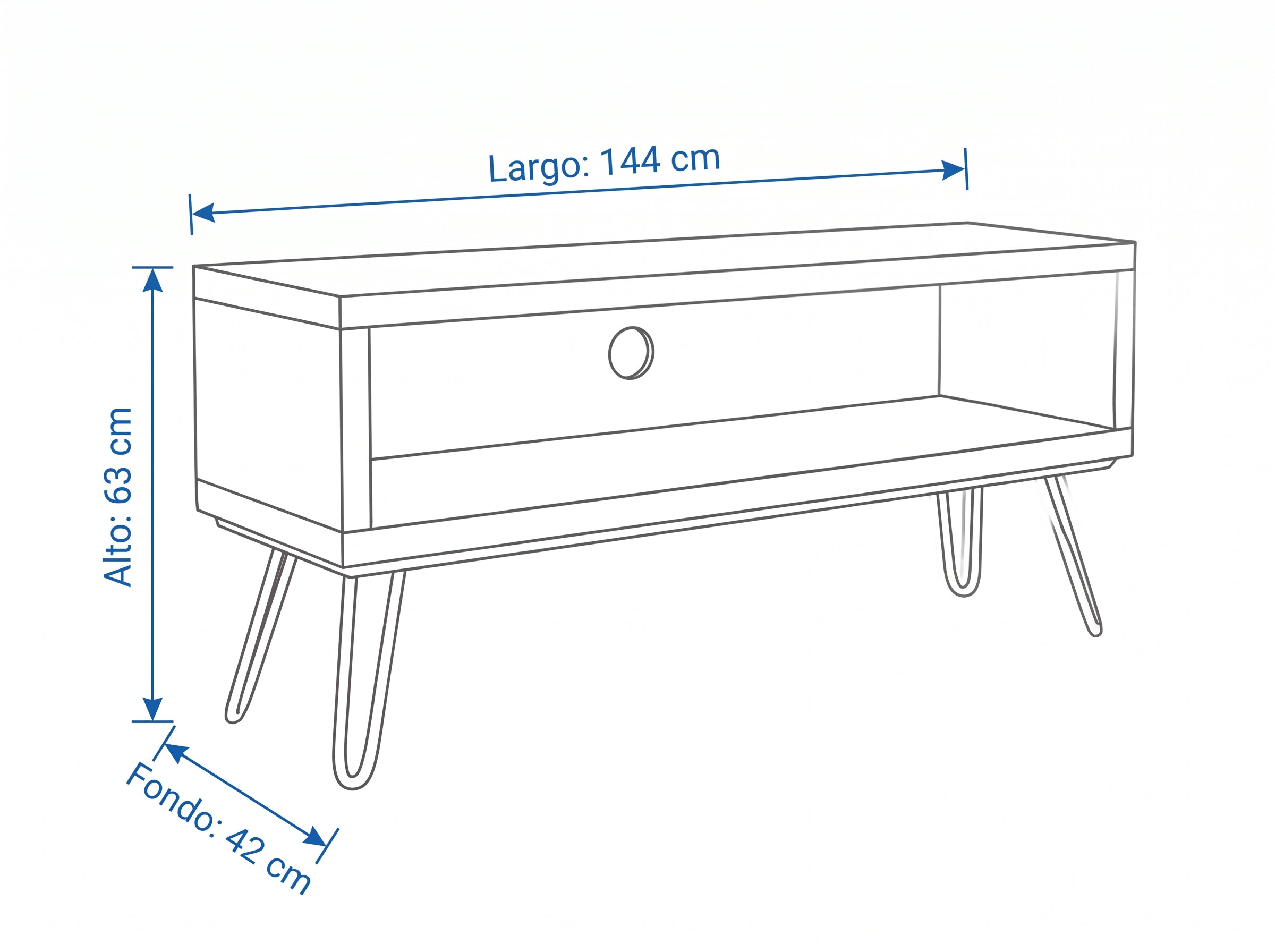 Dimensiones — MUEBLE TV JATÚN