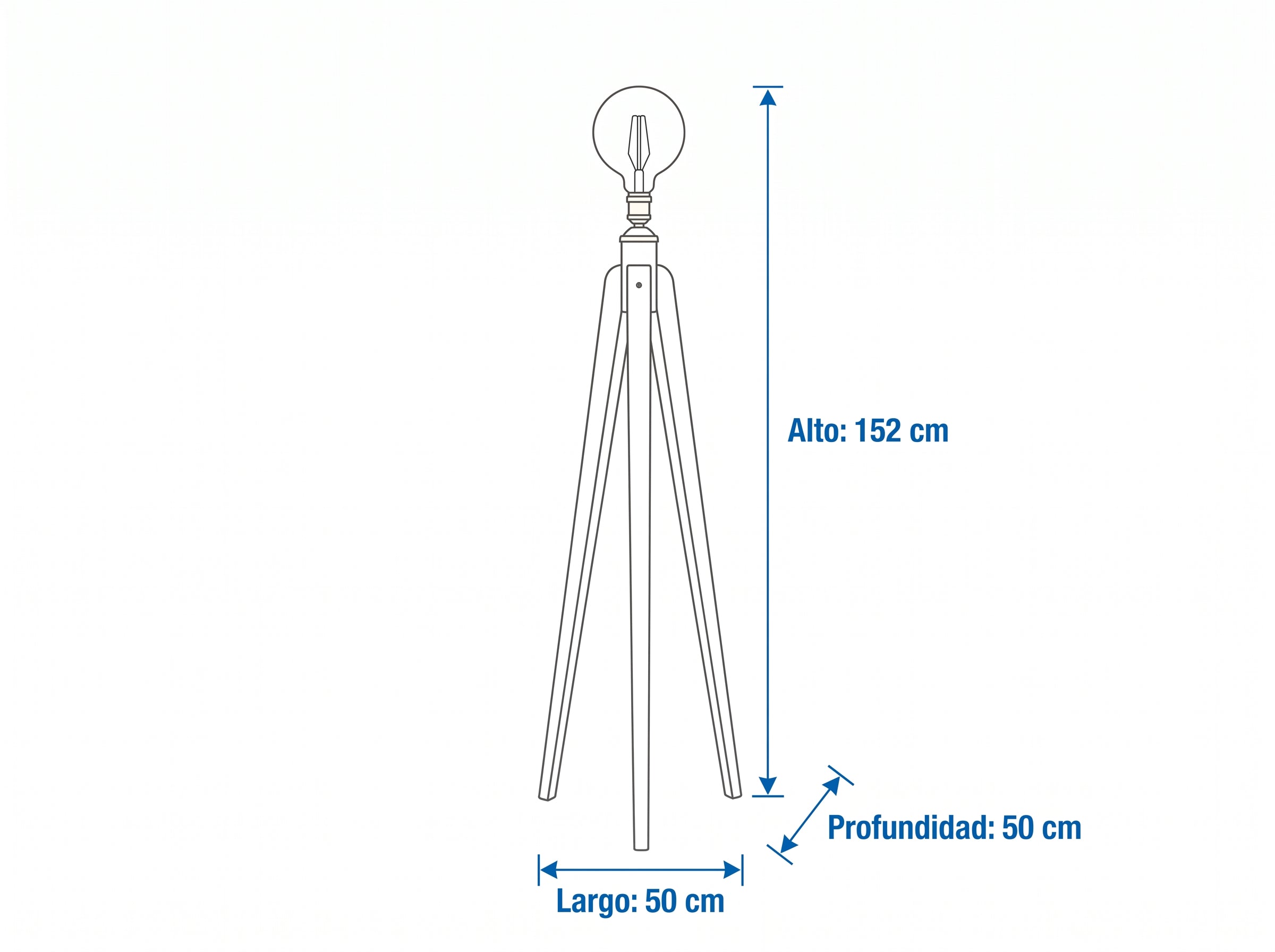 Dimensiones — LAMPARA QUILOTOA