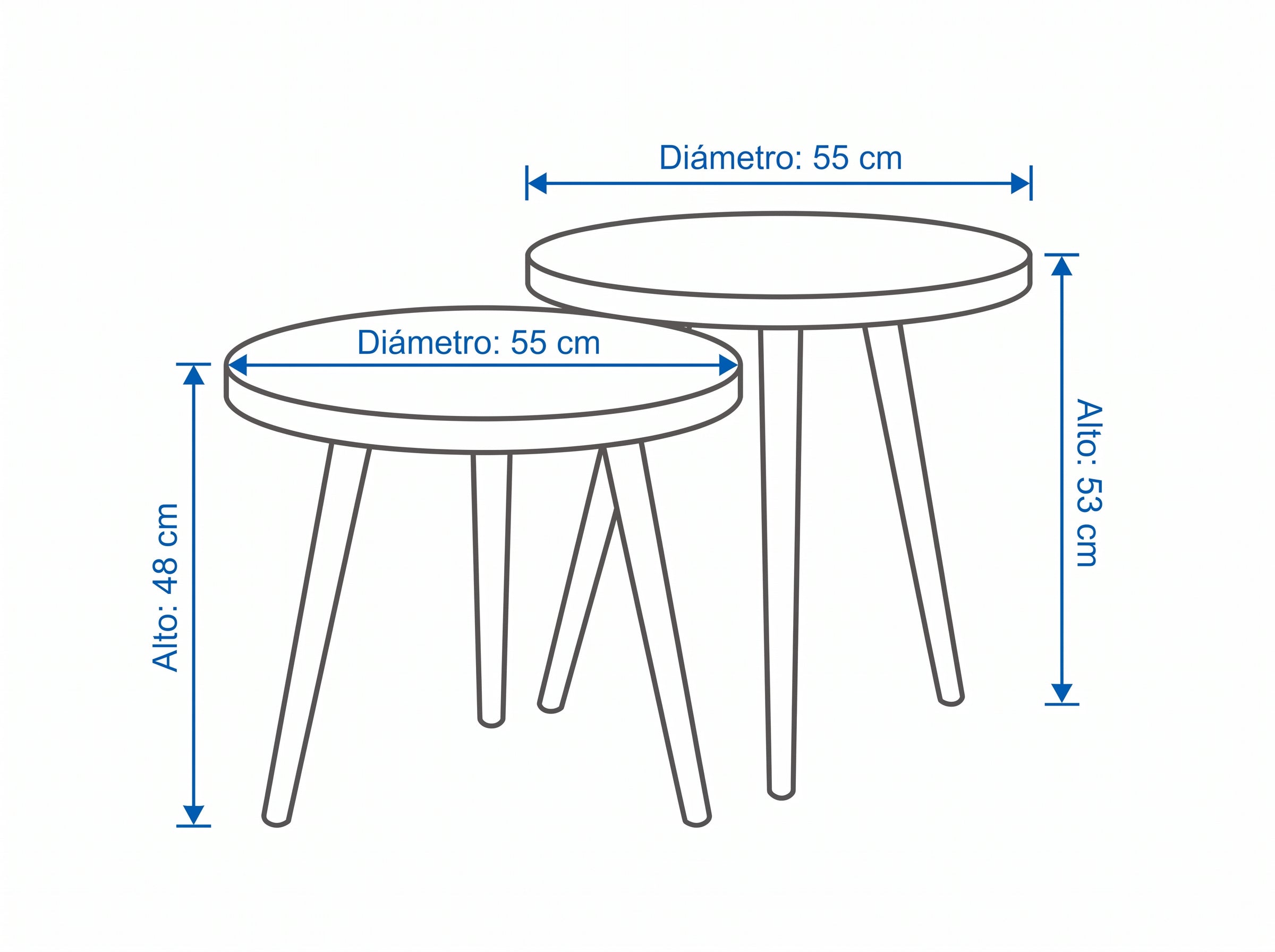 Dimensiones — MESA ESQ ALTA JATÚN