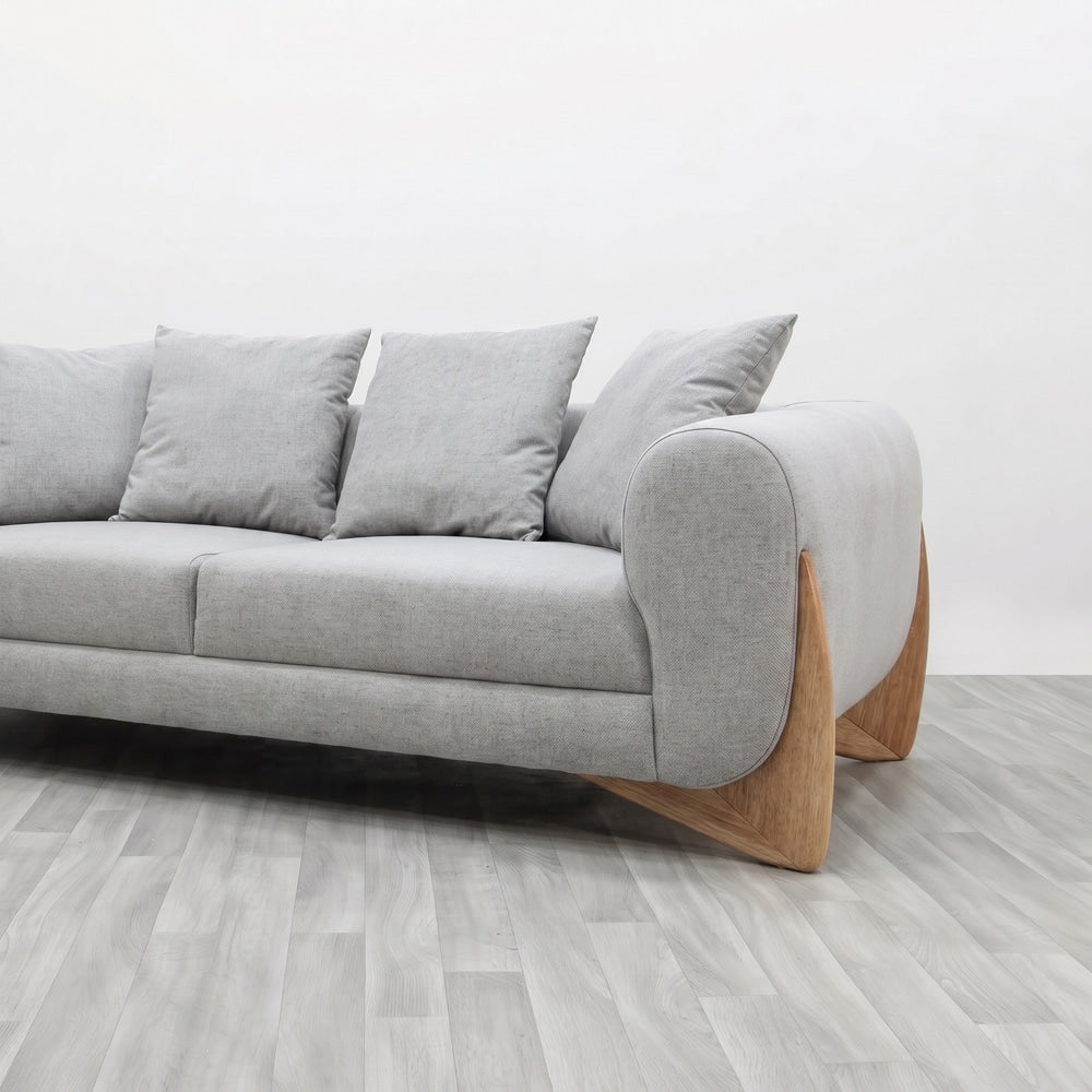 SOFA TRIPLE QUILOTOA · Plata · 2