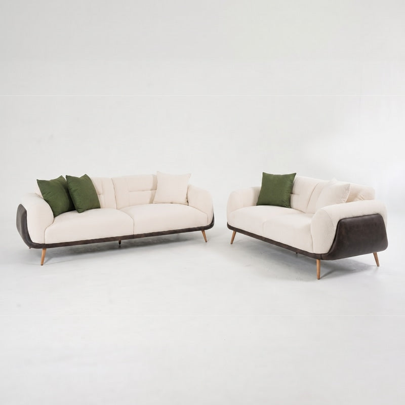 SALA ALMA TAPIZ /MICROCUERO · Crema · 2